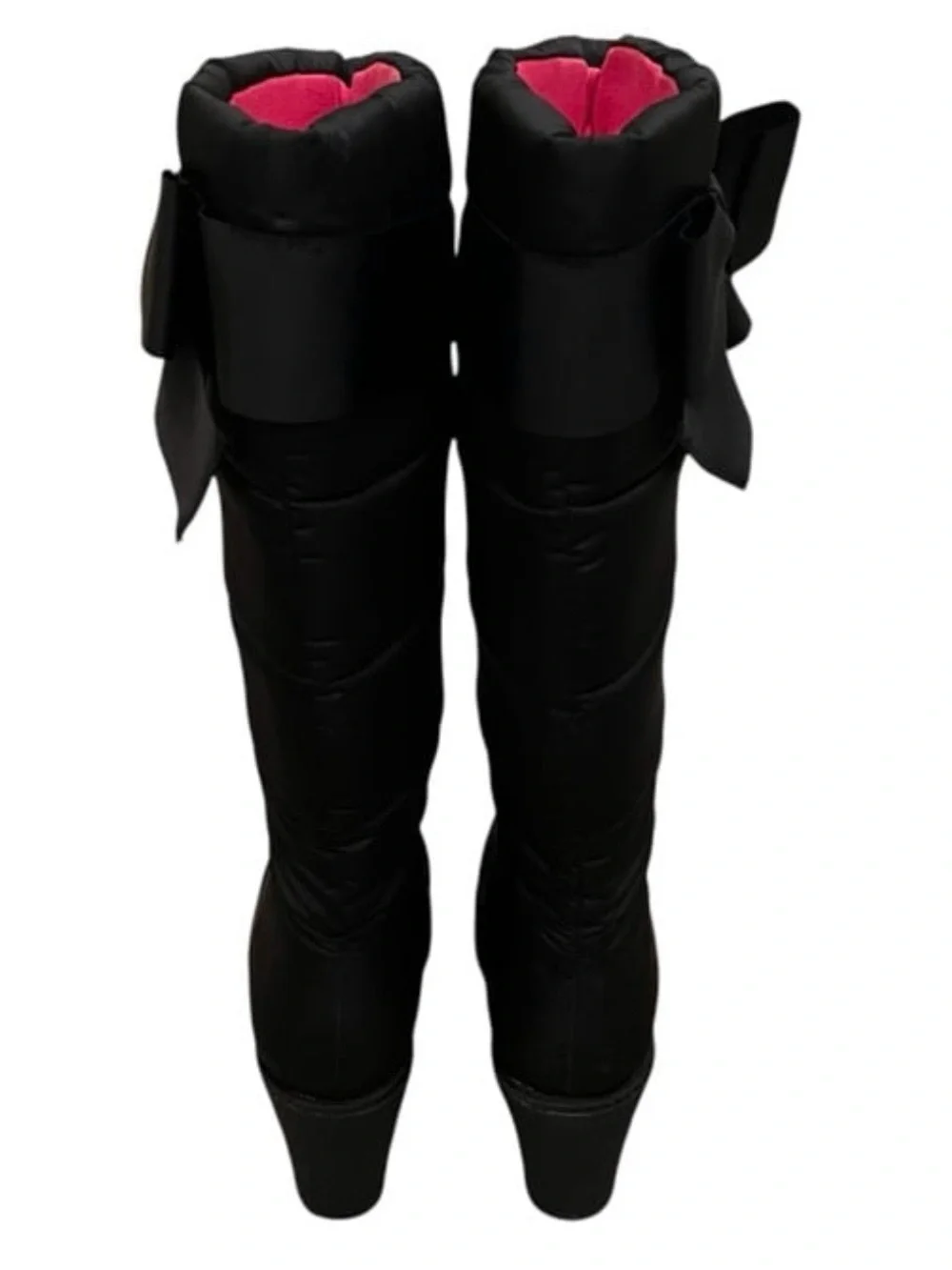 Kate Spade New York Women’s Black Puffer Wedge Boots